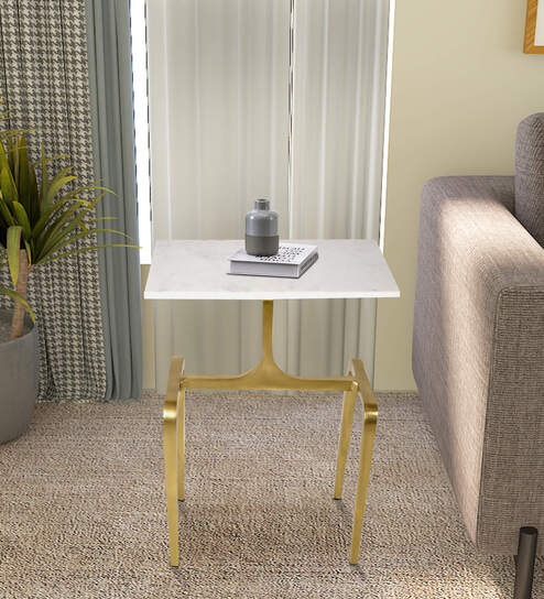 End Tables with Marble Top Online @Upto 70% OFF | Pepperfry