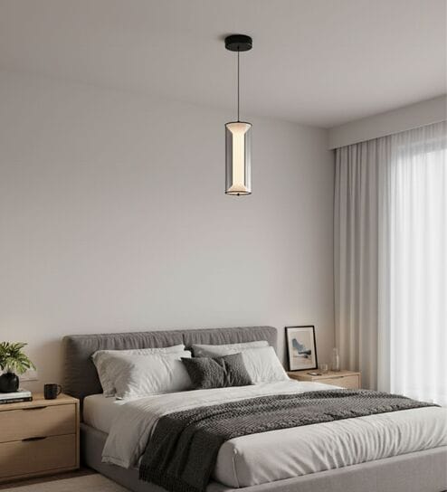 Minimalist Hourglass Pendant Light
