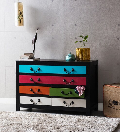 Buy Marilyn Mint Stylishly Colourful Chest Of Drawers By Bohemiana