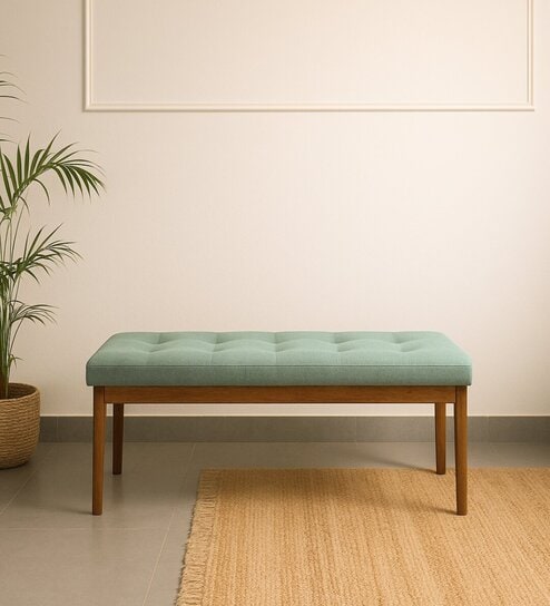 Mirae Teakwood 2 Seater Bench in Teak Finish