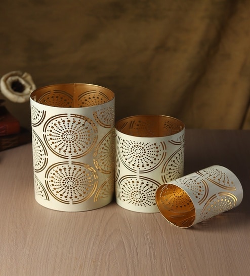Ivory Miraya Candle Holder