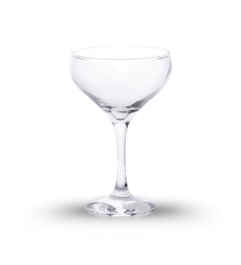 Mistic 220 ml Coupe Set of 4 from Brazil | Crystal Red & White Wine Glasses for Home, Bar, Parties | Elegant Stemware for Cabernet, Pinot Noir, Chardonnay & More