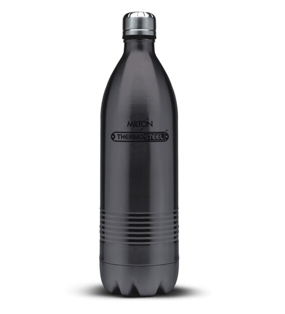 Buy Milton Thermosteel Duo Grey Steel 1000 Ml Water Bottles Online Metal Bottles Bottles Dining Bar Pepperfry Product