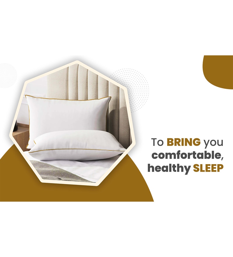 Buy Microfiber 28 x 17 Inch (Set of 2) Pillows By Sleepsia Online