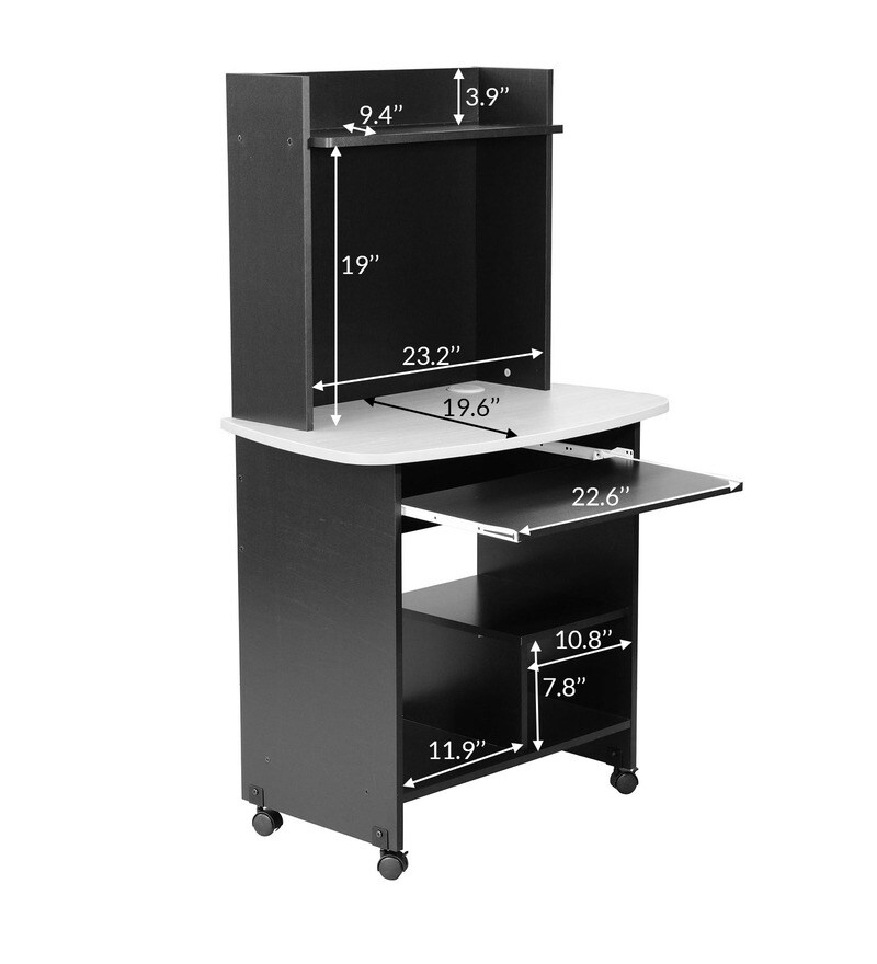 Buy Mika Computer Table In Wenge Finish By Mintwud Online Computer