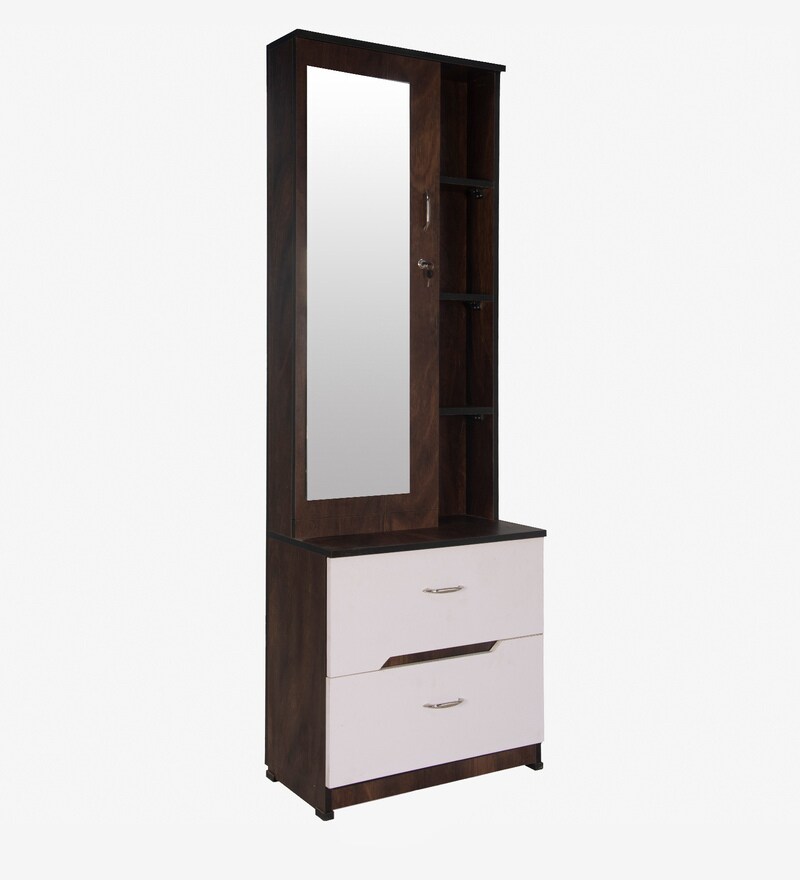 Buy Milkybar Dressing Unit in White Lily & Walnut Finish Online