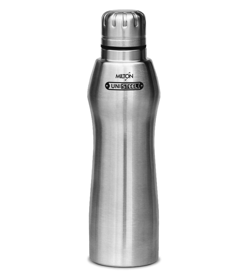 Buy Milton Puro Unisteel Steelplain Water Bottle, 920 ML Online Metal