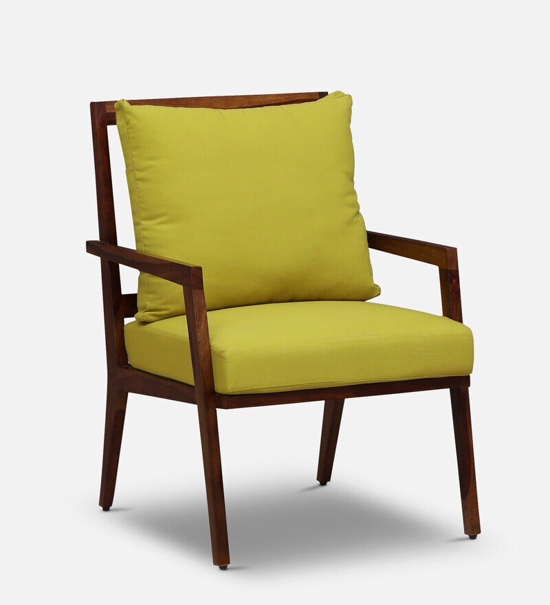 Buy Milton Solid Wood Armchair in Rustic Teak Finish Woodsworth By