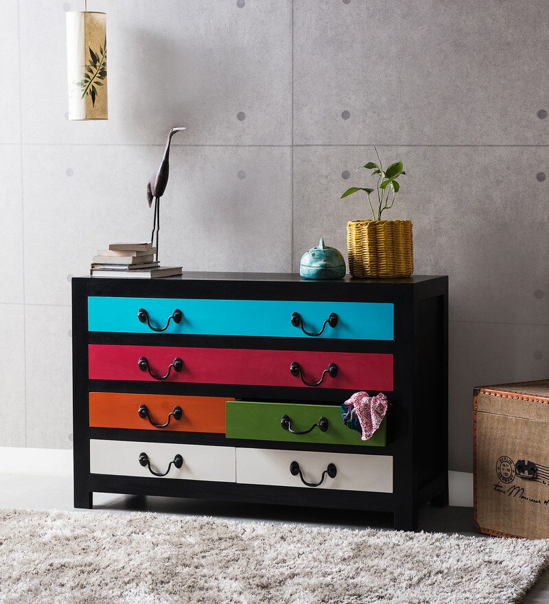 Buy Marilyn Mint Stylishly Colourful Chest of Drawers by Bohemiana