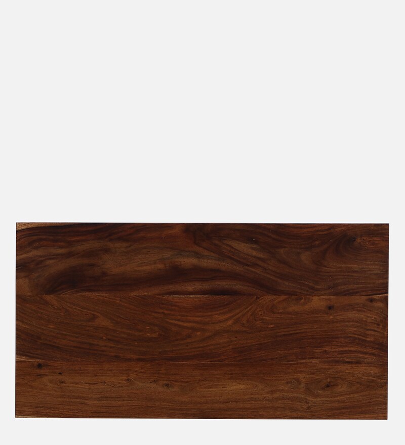Buy Mitsy Sheesham Wood Console Table In Rustic Teak Finish By