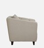 Mia Fabric 1 Seater Sofa In Beige Colour