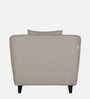 Mia Fabric 1 Seater Sofa In Beige Colour