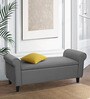 Mia Fabric Recamier In Dark Grey Colour