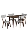 Mia 4 Seater Dining Set in Cappuccino Finish