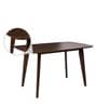 Mia 4 Seater Dining Set in Cappuccino Finish
