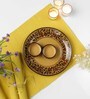 Yellow Full Platter with Bowls Ceramic Dinner