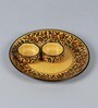 Yellow Full Platter with Bowls Ceramic Dinner