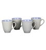 Mitchell 300ml Grey (Set of 4) Ceramic Coffee Mug