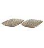 Ceramic Rectangle Serving Trays Set of 2