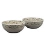Handcrafted Decal Cherry 7 Inch Ceramic Serving Bowls -Set Of 2