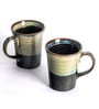 Beaute 350ml Blue & Brown Ceramic (Set of 2) Coffee Mug