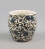 Floral 190ml White & Blue Ceramic (Set of 6) Tea Khullad