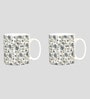 Lullaby 300ml White & Blue Ceramic (Set of 2) Coffee Mug