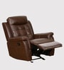 Miami Leather 1 Seater Manual Recliner In Brown Colour