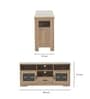 Miami American Tv Unit In Brown Finish