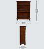 Miami Chest Of Drawers In Brown Finish