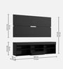 Miami TV Unit For TV's Upto 65 inches In Black Color