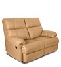 Micasa 2 Seater Motorized Recliner in Light Brown Colour