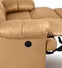 Micasa 2 Seater Motorized Recliner in Light Brown Colour