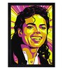 Michael Jackson Texture Paper Framed Art Print