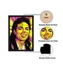 Michael Jackson Texture Paper Framed Art Print