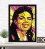 Michael Jackson Texture Paper Framed Art Print
