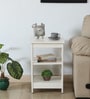 Micra End Table In White Finish