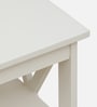 Micra End Table In White Finish