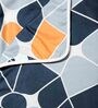 Blue Geometric 120 GSM Double Bed Dohar