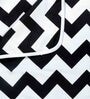 Microfiber 120 GSM Geometric Print Black and White Double Bed AC Dohar Quilt Blanket