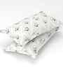 Microfiber Damask Fitted Bedsheet with 2 Pillow Covers