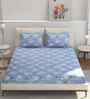 Microfiber Floral Double Bedsheet with 2 Pillow Covers