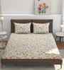 Microfiber Floral King Bedsheet with 2 Pillow Covers