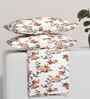 Microfiber Floral Single Bedsheet with 1 Pillow Cover