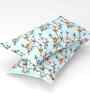 Microfiber Floral Single Bedsheet with 1 Pillow Cover