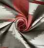 Microfiber Geometric Fitted Bedsheet with 2 Pillow Covers