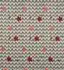 Microfiber Geometric Fitted Bedsheet with 2 Pillow Covers
