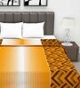Orange Geometric 120 GSM Double Bed Dohar
