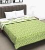 Green Floral 120 GSM Double Bed Dohar