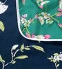 Green Floral Polyester 120 GSM Double Bed Dohar